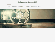Tablet Screenshot of hollywoodscript.com